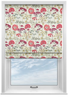 Hedgerow, Magenta - Roman Blind